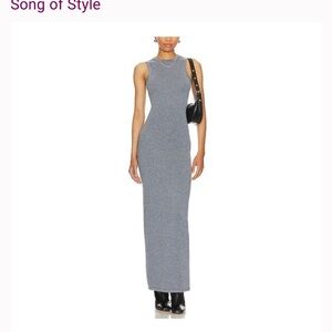 Song of Style Charcoal Maxi Dress